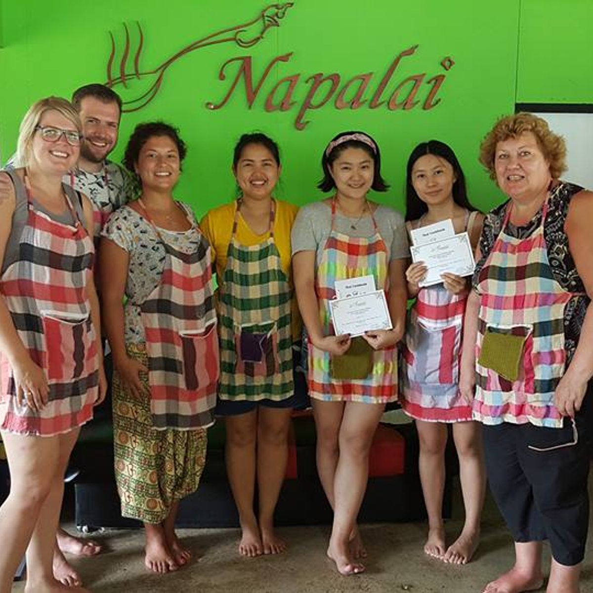 Short afternoon class at Napalai Thai Cuisine