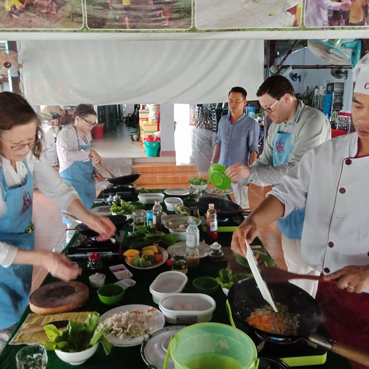 Organic Farm To Table Cooking Class in Vietnamese Agricultural Village