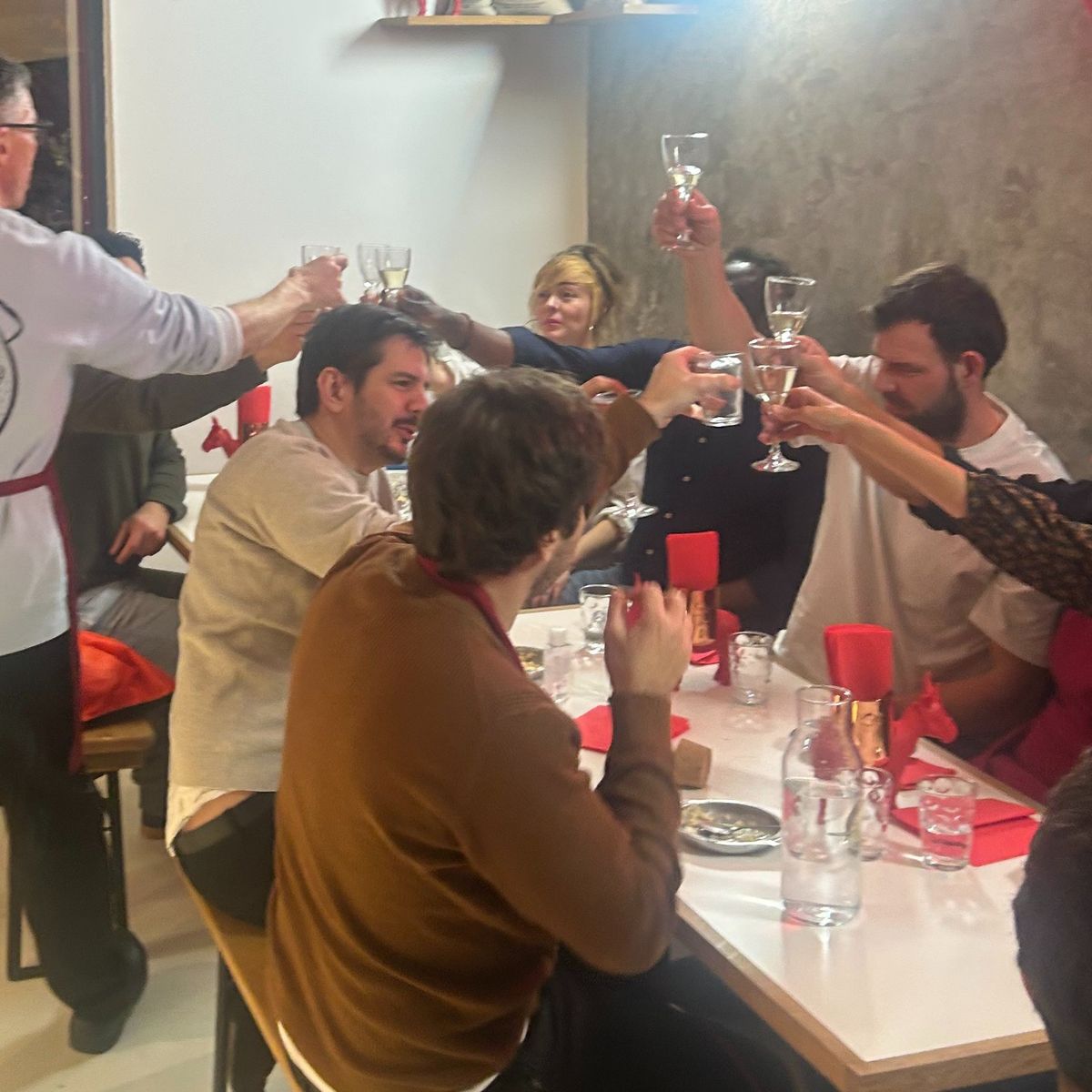 Barcelona Seafood Paella Cooking Class & Dining Experience