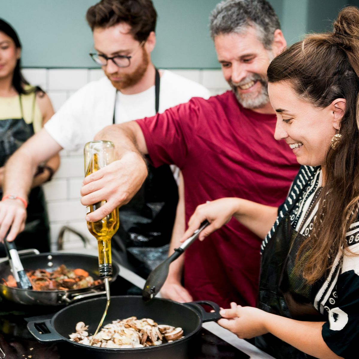 Barcelona Seafood Paella, Tapas, and Unlimited Sangria Cooking Class