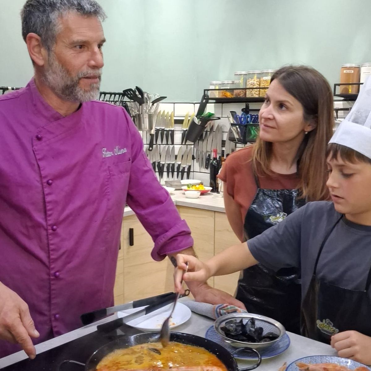 Barcelona Seafood Paella, Tapas, and Unlimited Sangria Cooking Class