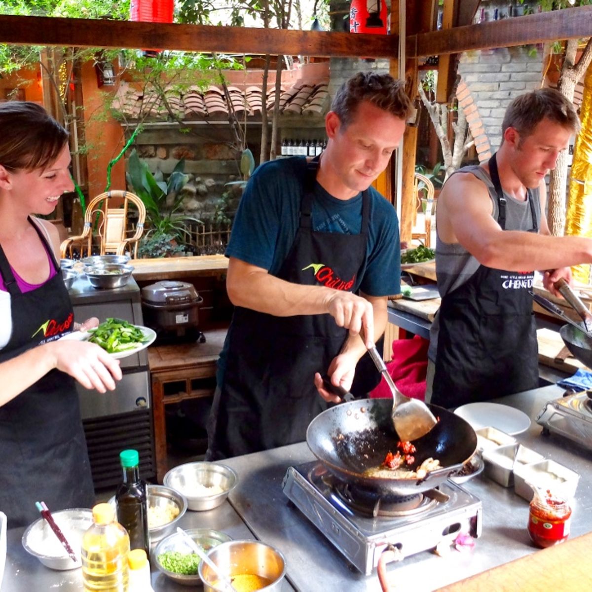 Panda Breeding Base Visit & Sichuan Cooking Class: Private One-day Trip