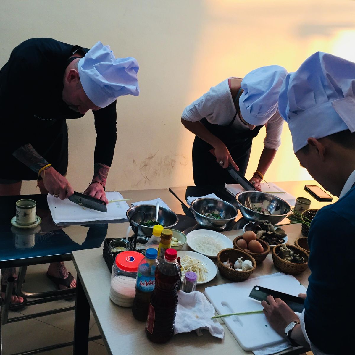 Cook Authentic Vietnamese Cuisine with Old Quarter Town Bike and Spa Tour