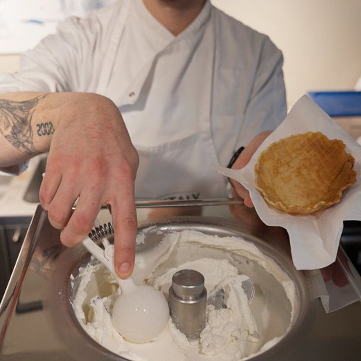 Kochkurs für frische Pasta in Palermo mit Gelato-Vorführung