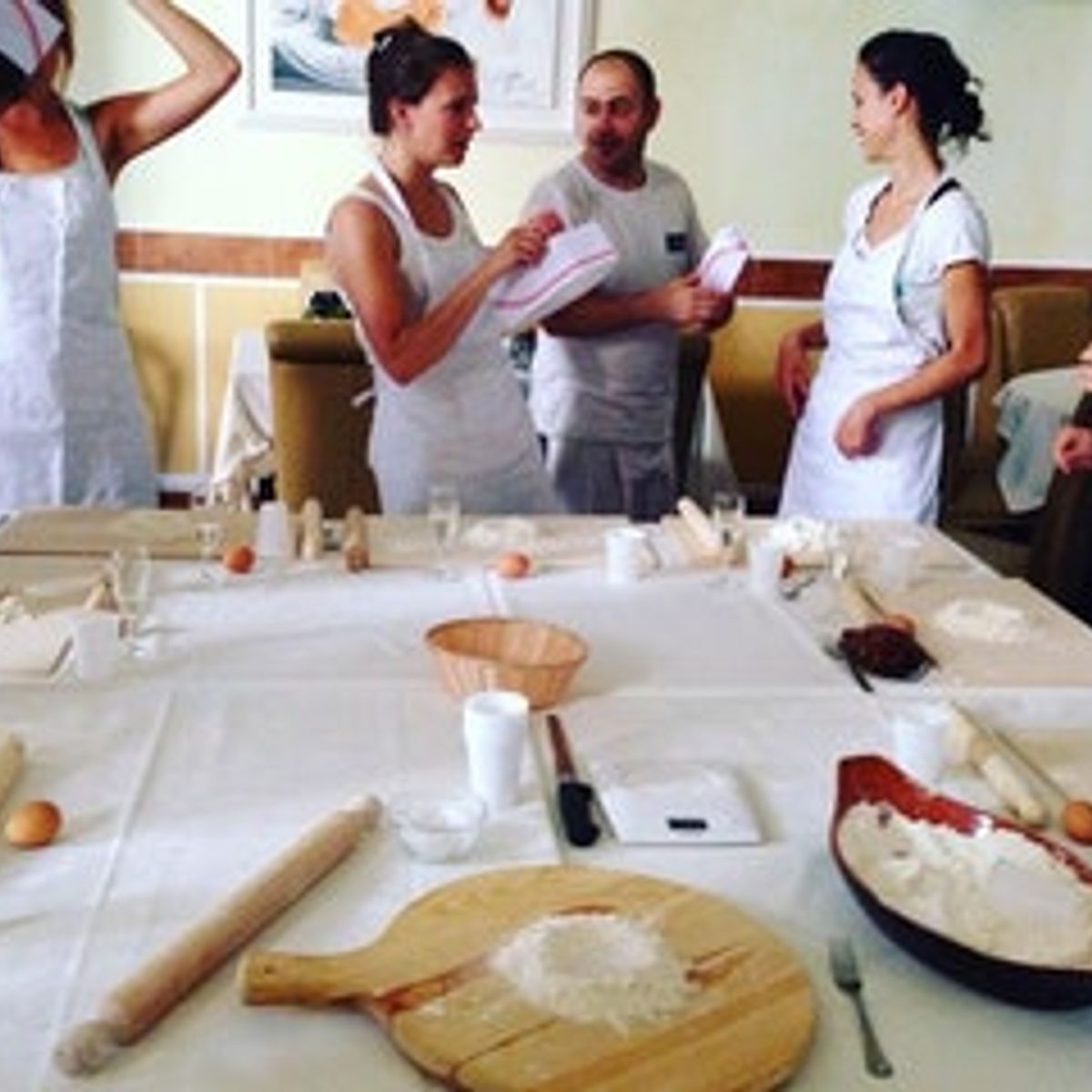 Fettuccine Making in Rome