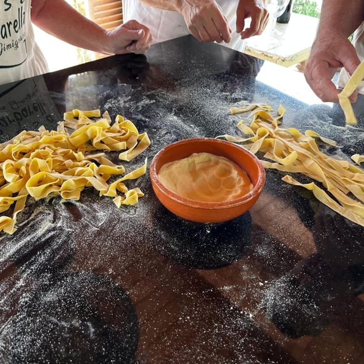Pasta Culinary Class with Dinner & Wine Experience in San Gimignano