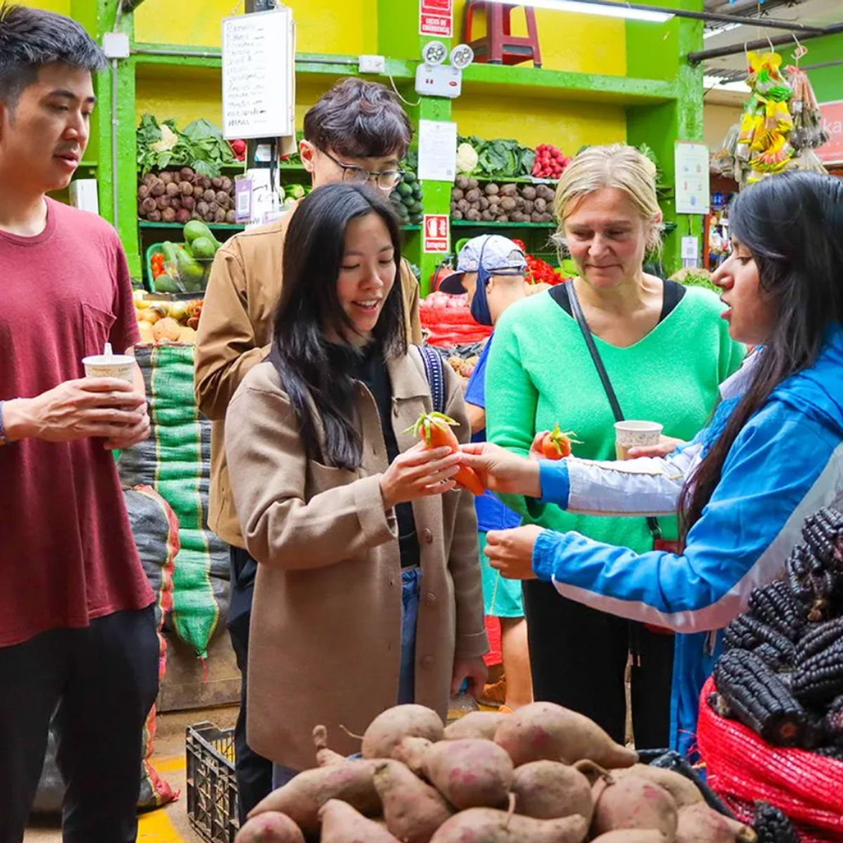 Peruvian Cooking Class & Market Tour with Exotic Fruits Experience + Airport Pickup