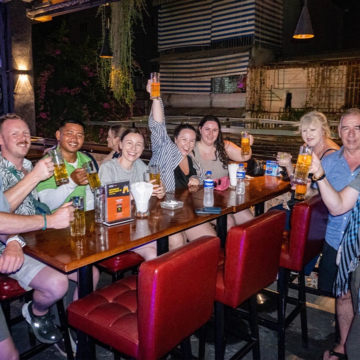 Evening Vespa Street Food Adventure in Phnom Penh