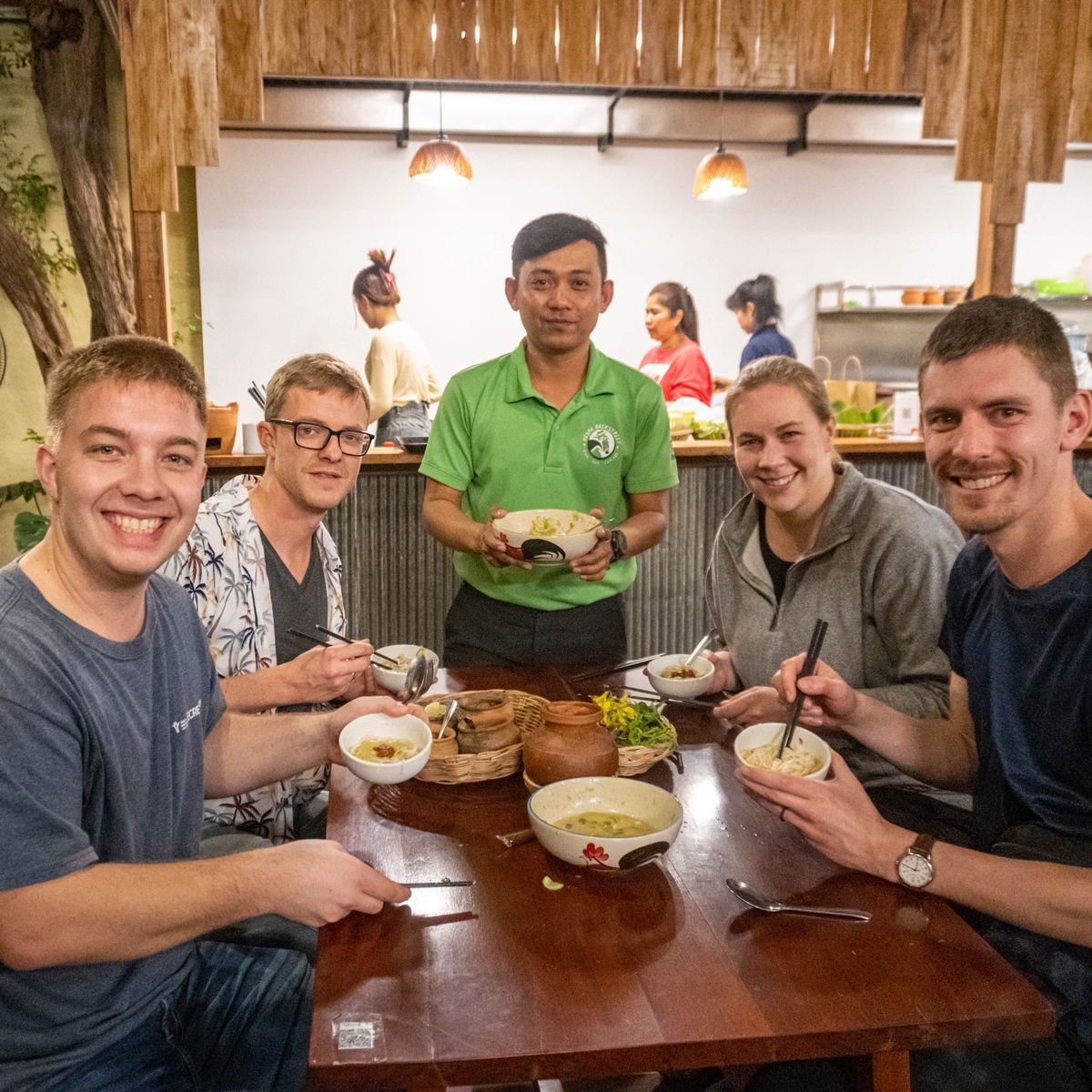 Evening Vespa Street Food Adventure in Phnom Penh