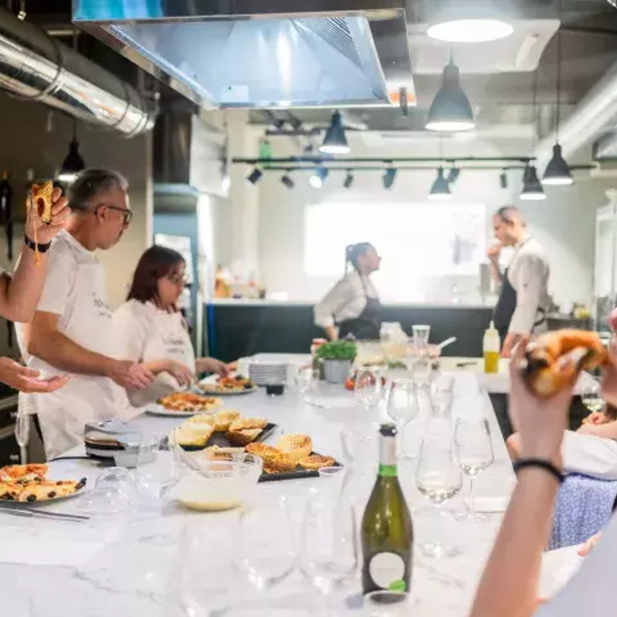 Cours de fabrication de pizzas et de glaces à Rome