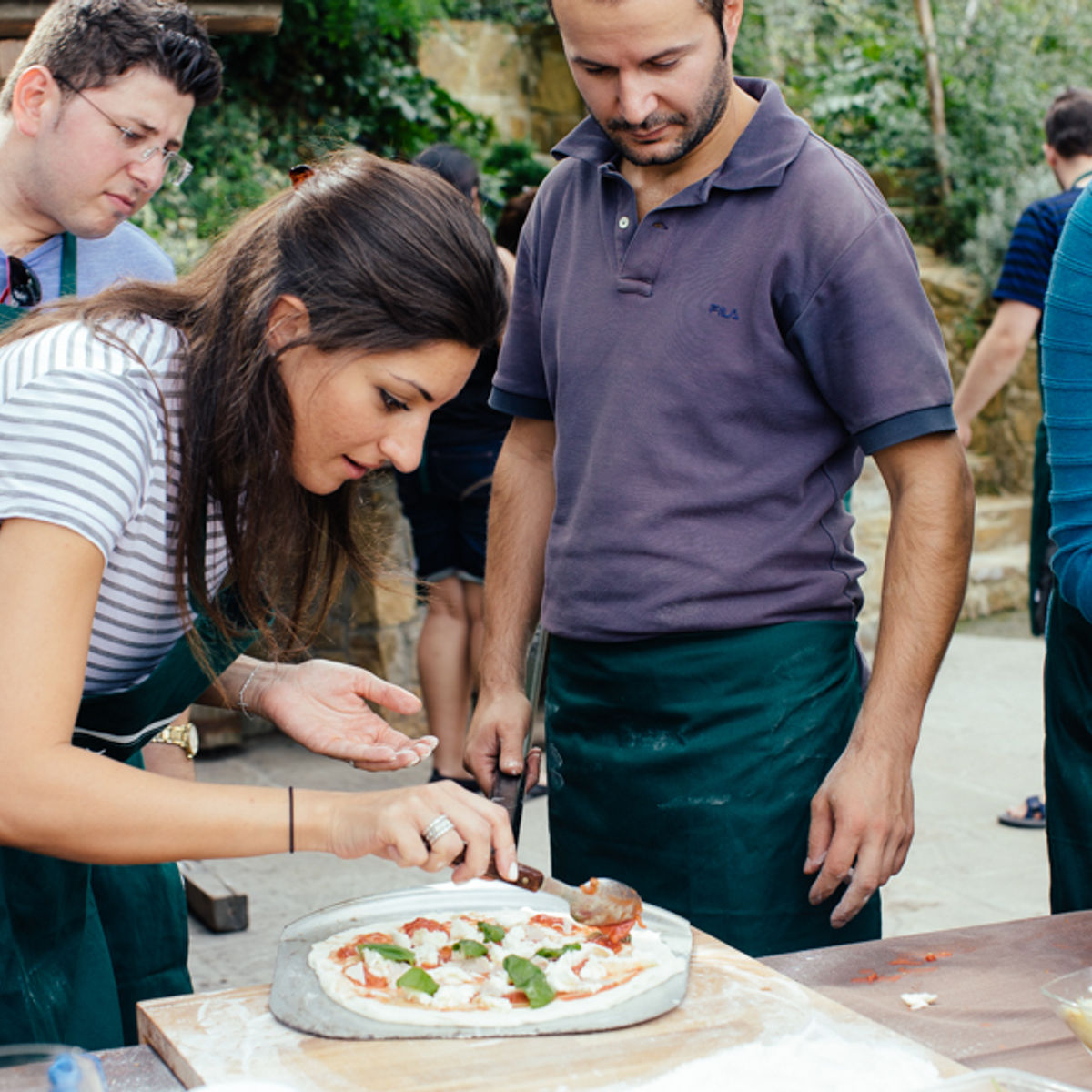 Pizza and Gelato Making Class in Countryside of Florence