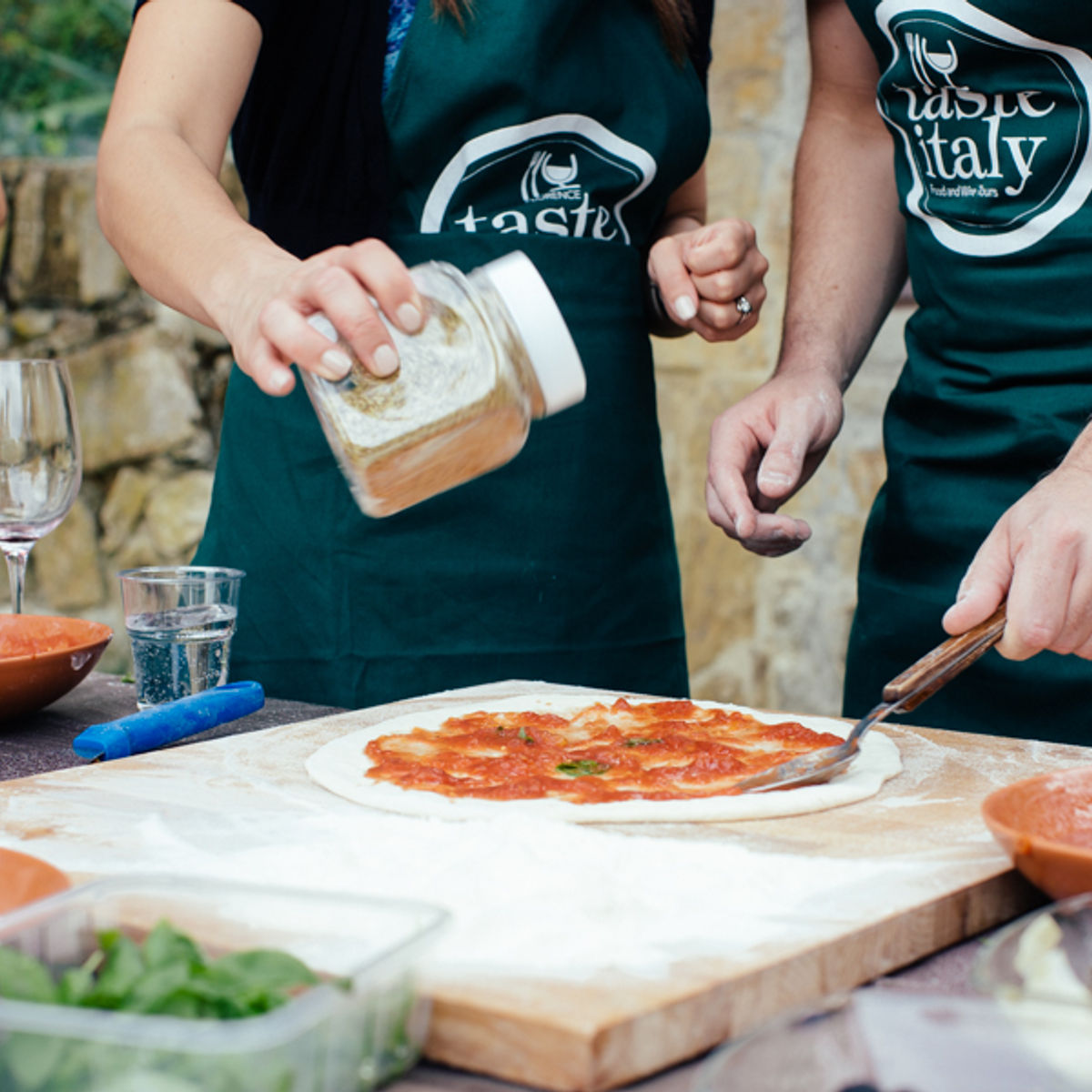 Cours de fabrication de pizzas et de glaces italiennes dans un domaine privé toscan