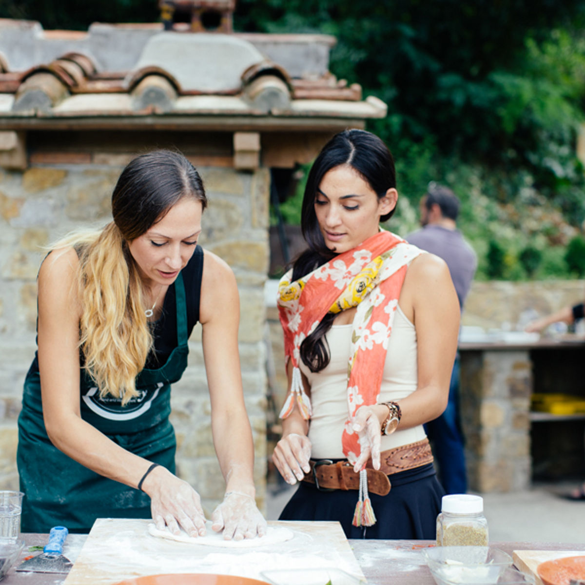 Cours de fabrication de pizzas et de glaces italiennes dans un domaine privé toscan