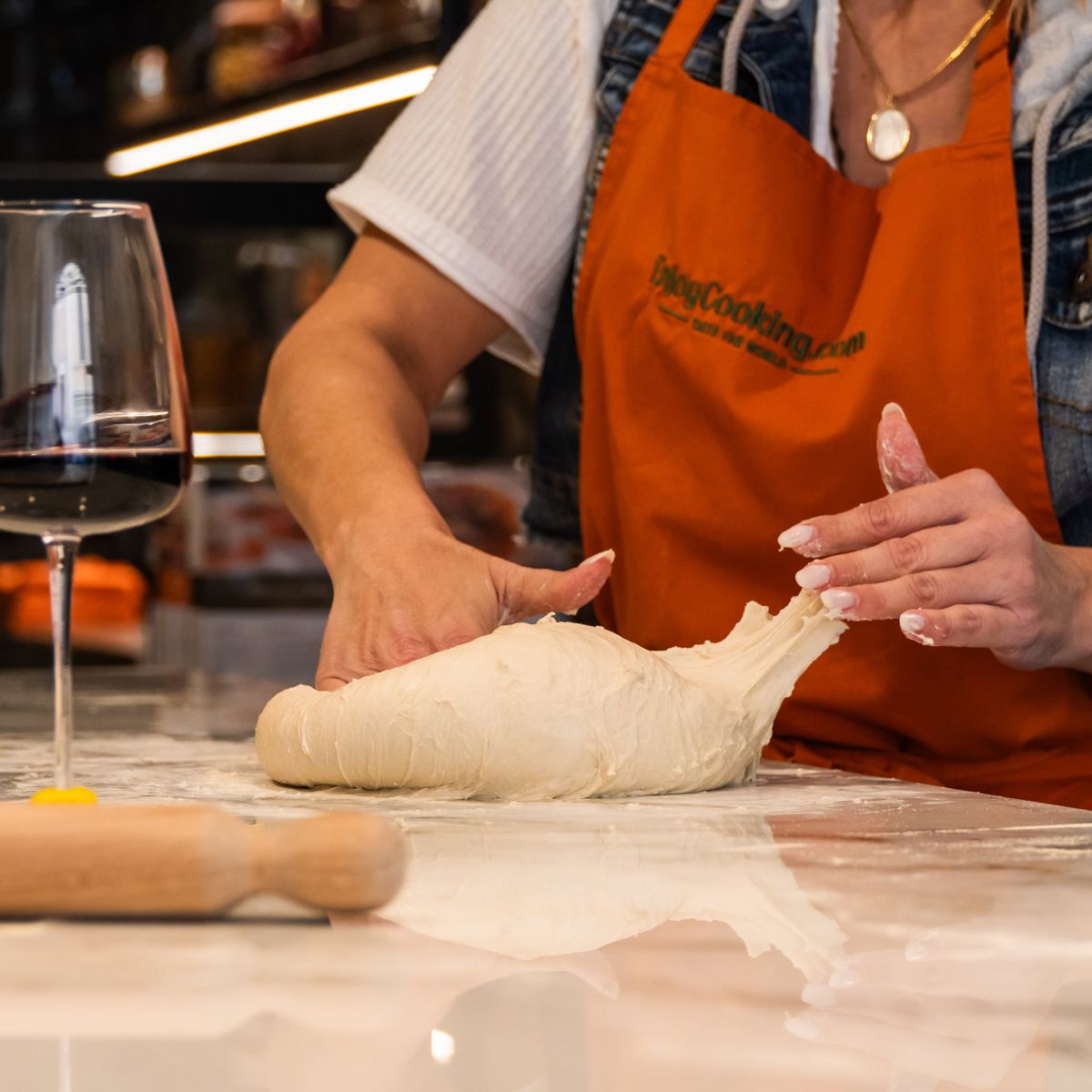 Italian Pizza, Supplì and Gelato Class with Wine by the Colosseum Rome
