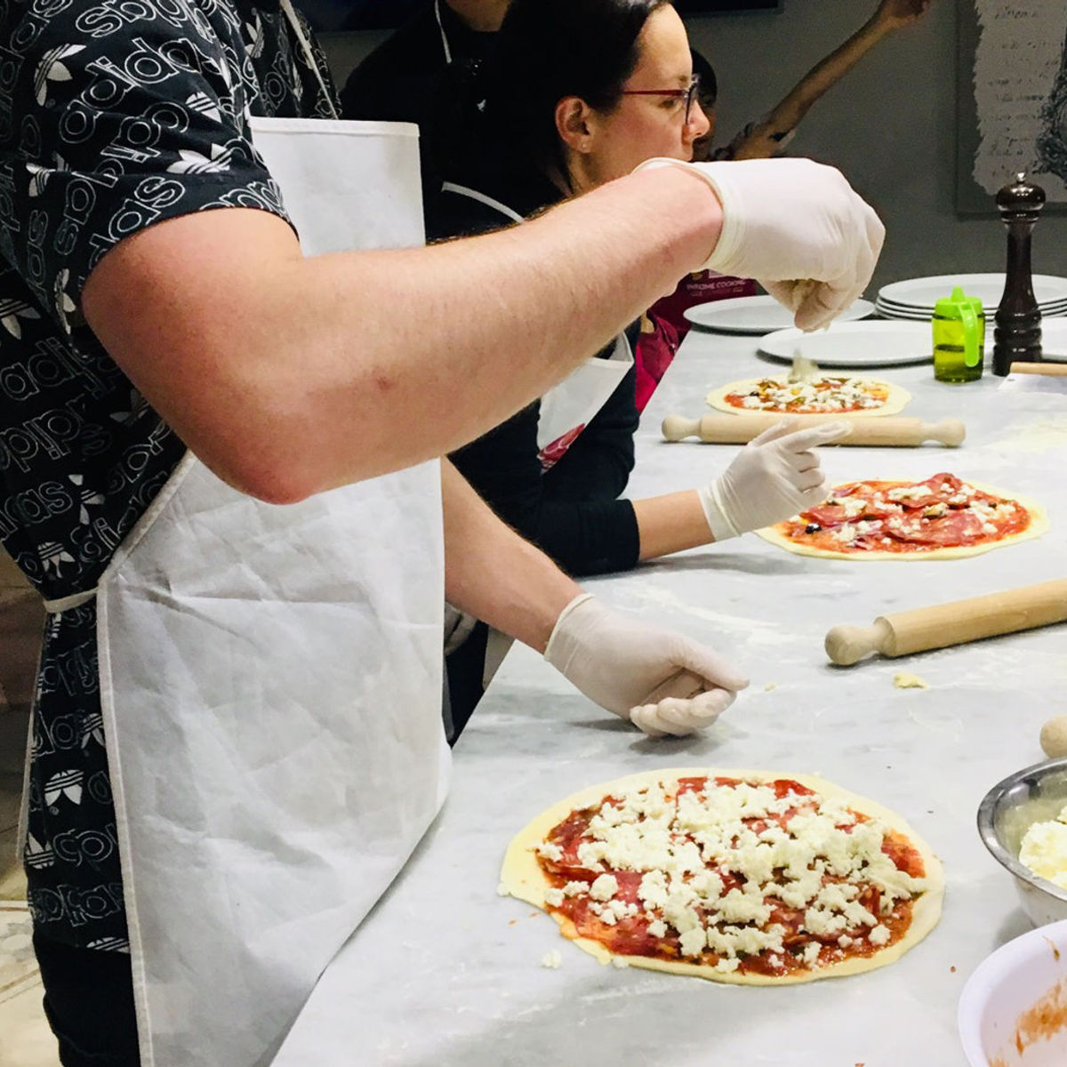 Traditional Pizza and Gelato Making Class in Rome near Piazza Navona