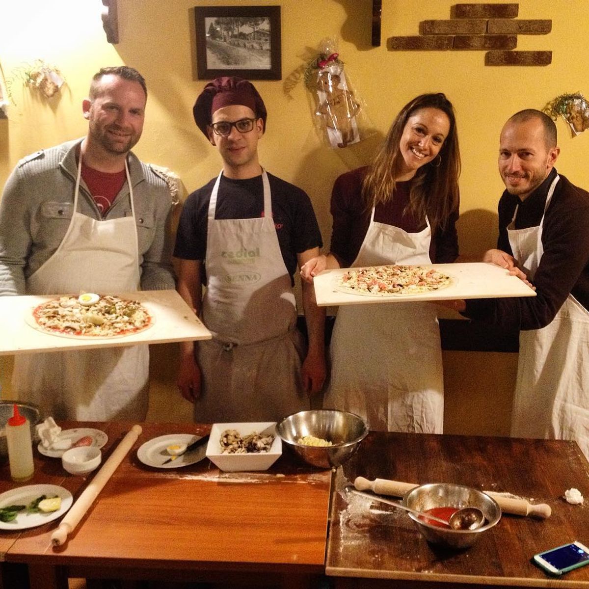 Pizza Making Class with Winery Tour & Tasting: Roman Adventure