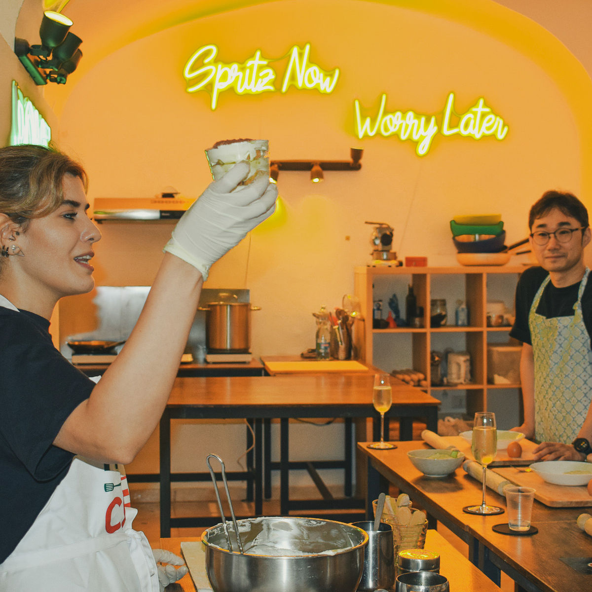 Private Class Craft Authentic Italian Dishes: Pasta & Tiramisu in Rome