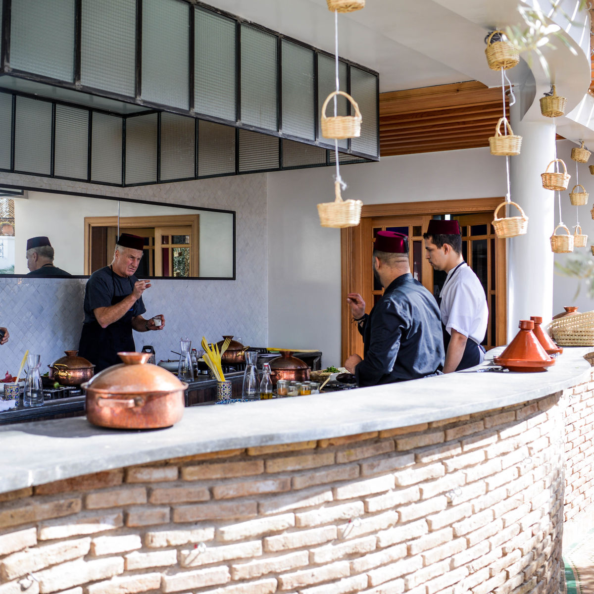 Private Moroccan Cooking Workshop with Souk Visit
