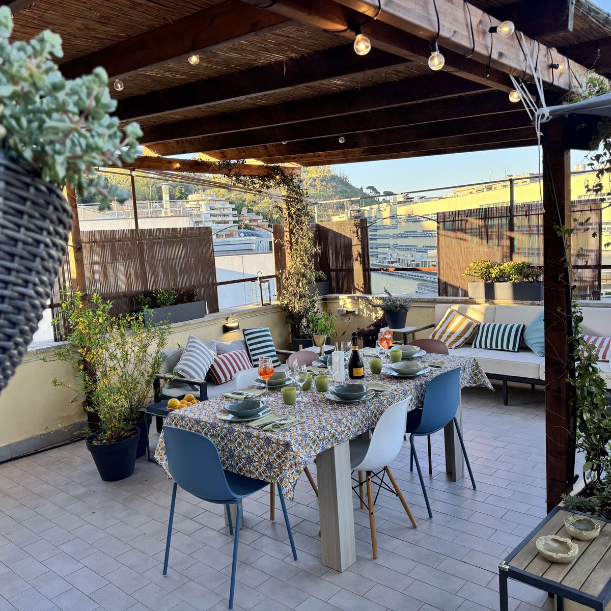 Private Rooftop Italian Dinner near the Vatican Museums