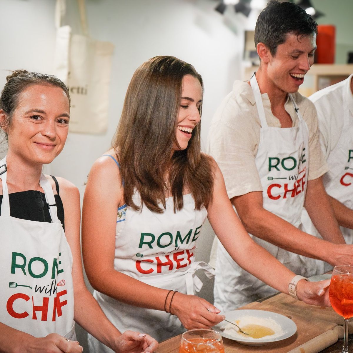 Privates Erlebnis: Spritz- und Spaghetti-Kochkurs in Rom