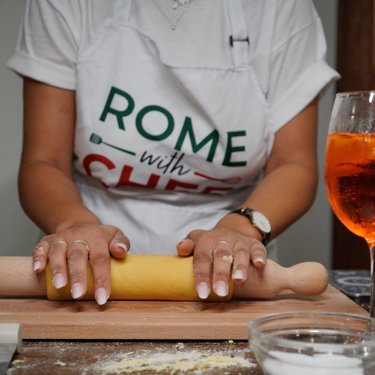 Privates Erlebnis: Spritz- und Spaghetti-Kochkurs in Rom