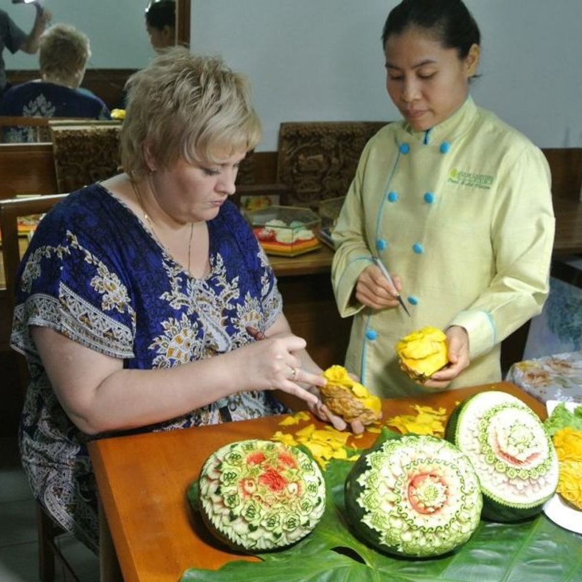 Professional Thai Fruit and Vegetable Carving Half Day Class