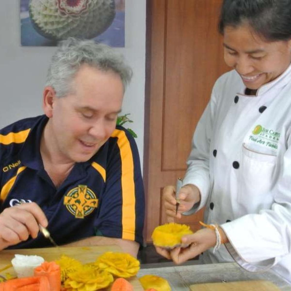 Professional Thai Fruit and Vegetable Carving Half Day Class