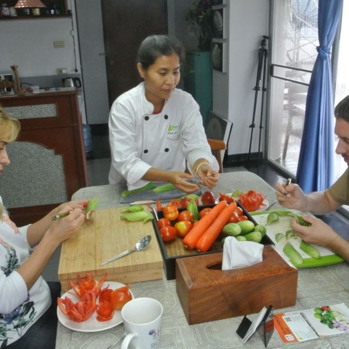 Professional Thai Fruit and Vegetable Carving Half Day Class