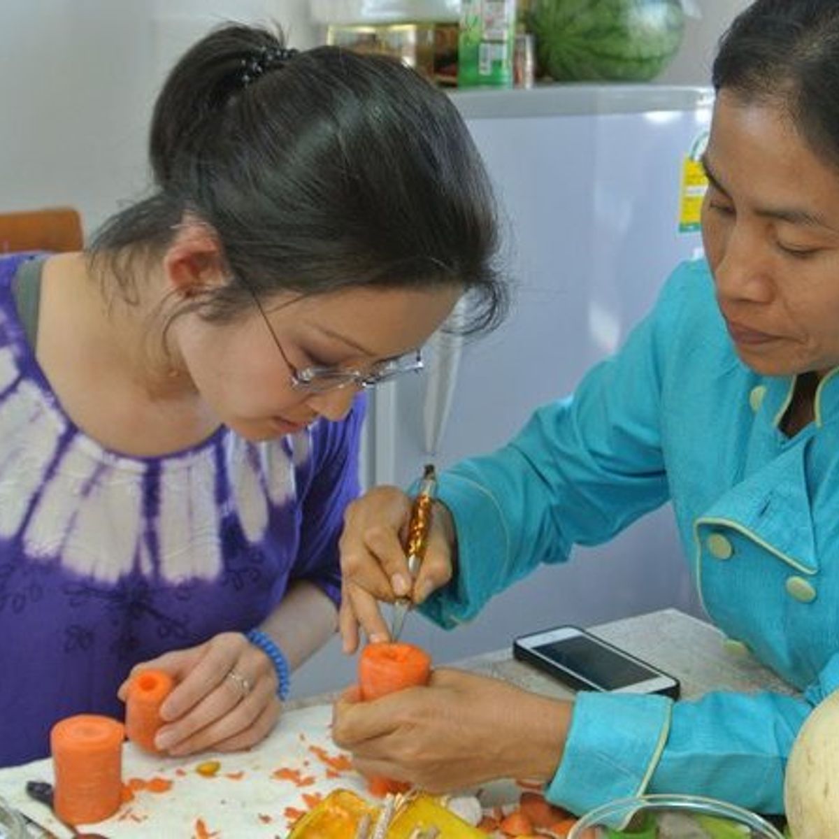 Professional Thai Fruit and Vegetable Carving Half Day Class