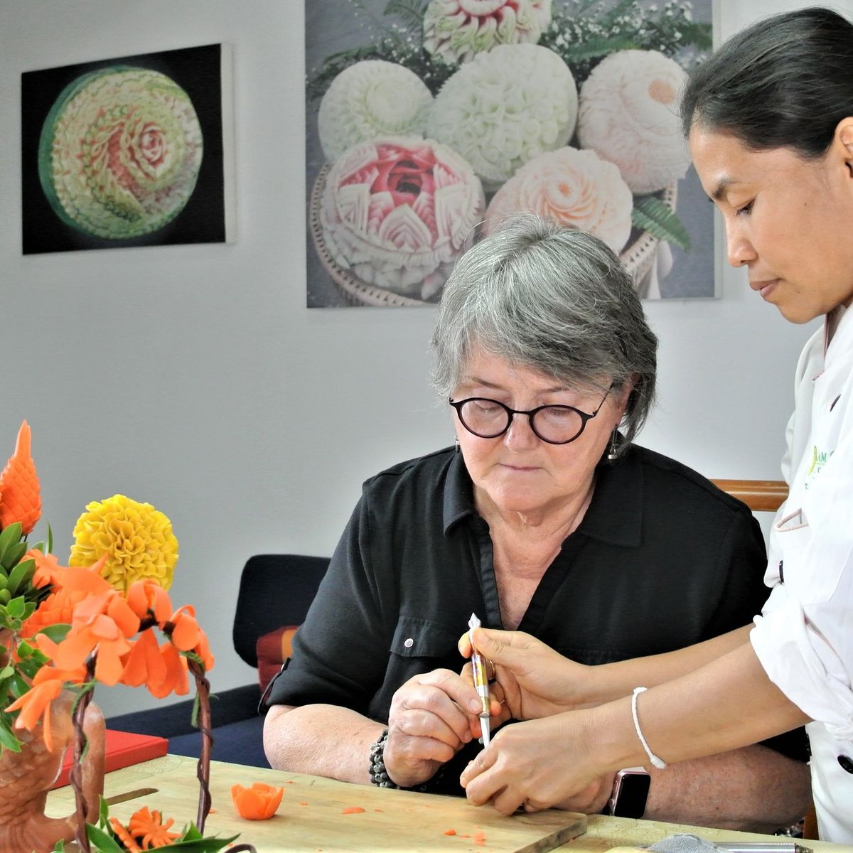 Professional Thai Fruit and Vegetable Carving Full Day Class