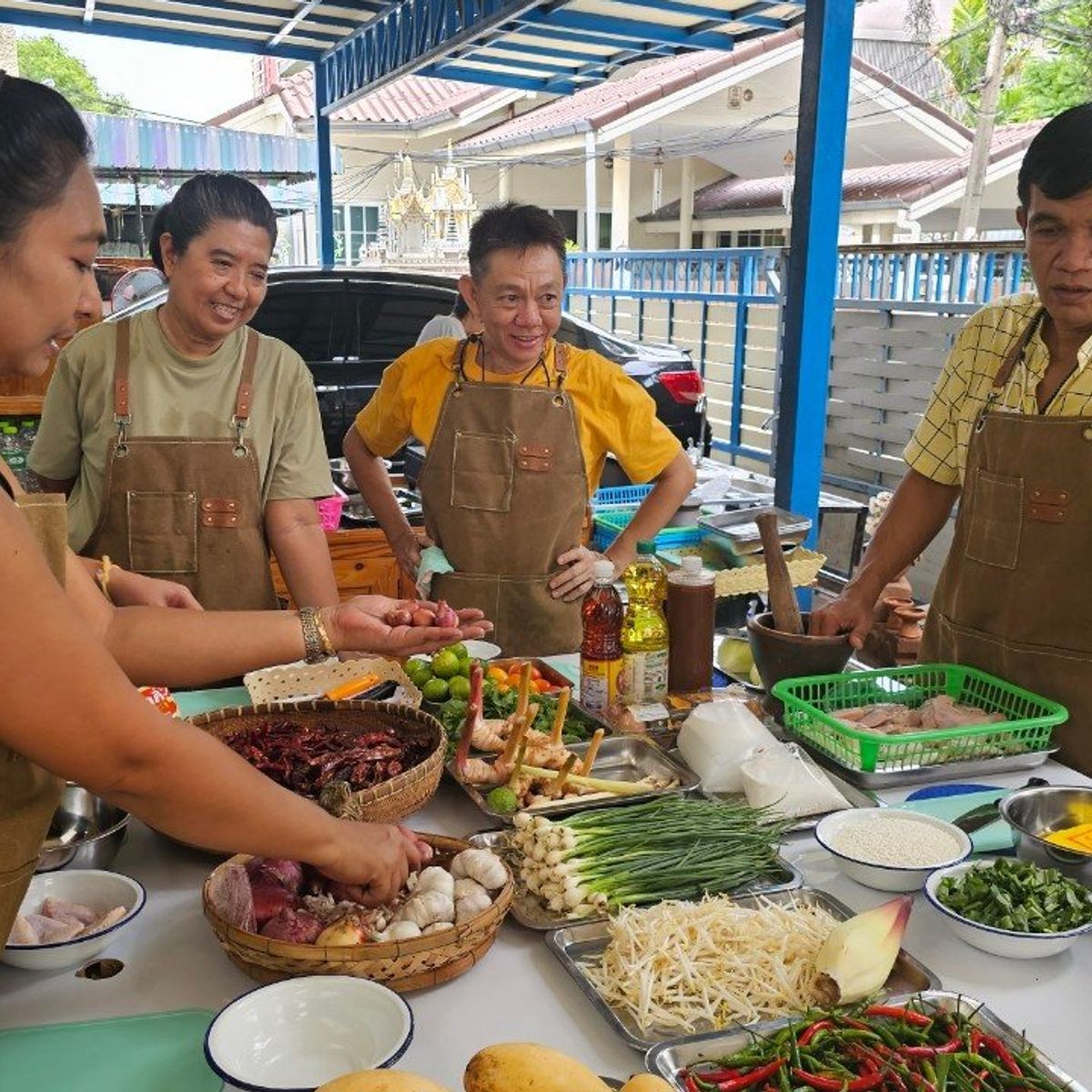 Cooking Experience with Market Tour and Experience Thai Herbal Tea Tasting