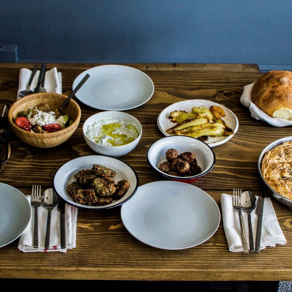 Traditional Greek Dinner Cooking Class in Monastiraki
