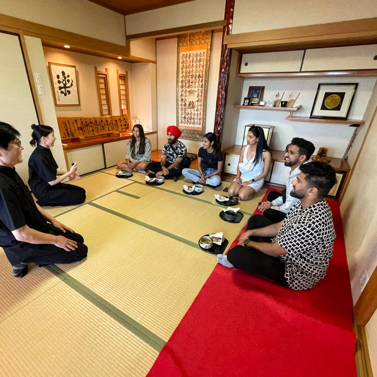 Ramen and Sushi Culinary Class with Tea Ceremony in Osaka