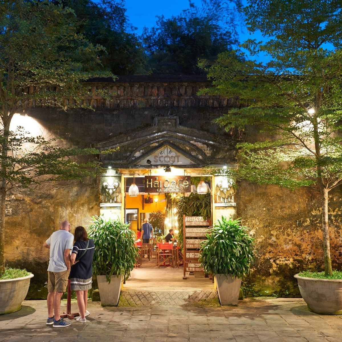 Evening Cooking Class in Ancient Town with Red Bridge
