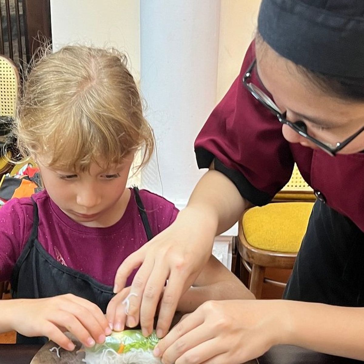 Relaxed Vietnamese Cooking Class with Market Tour and Homemade Wine Tasting