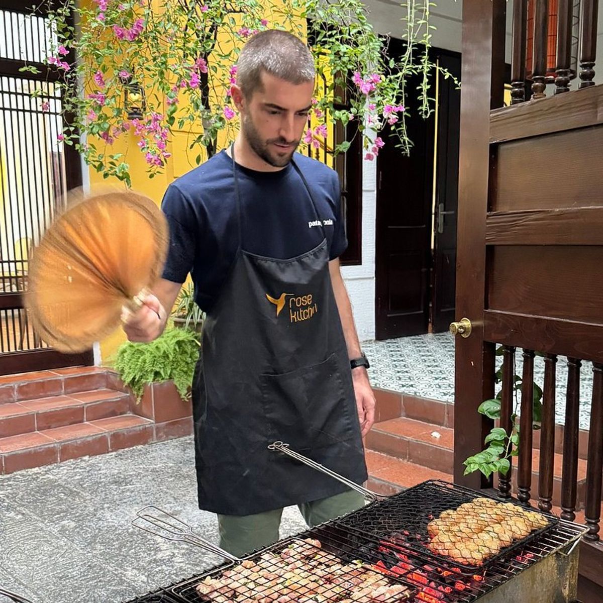 Relaxed Vietnamese Cooking Class with Market Tour and Homemade Wine Tasting