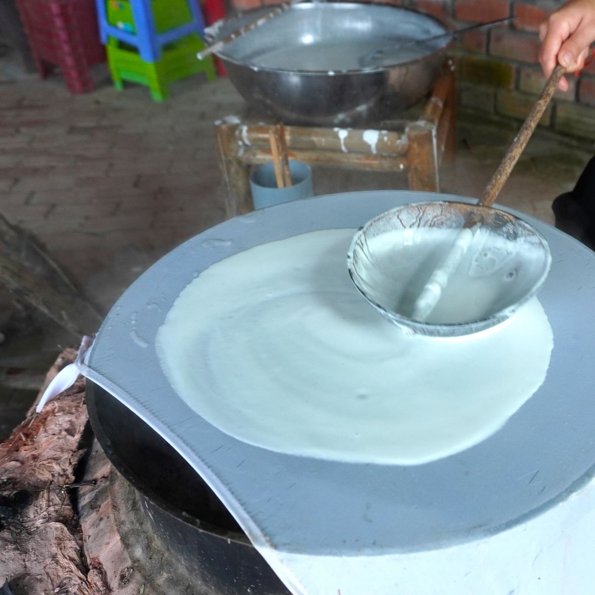Art of Rice Papermaking in Tra Que Herb Village