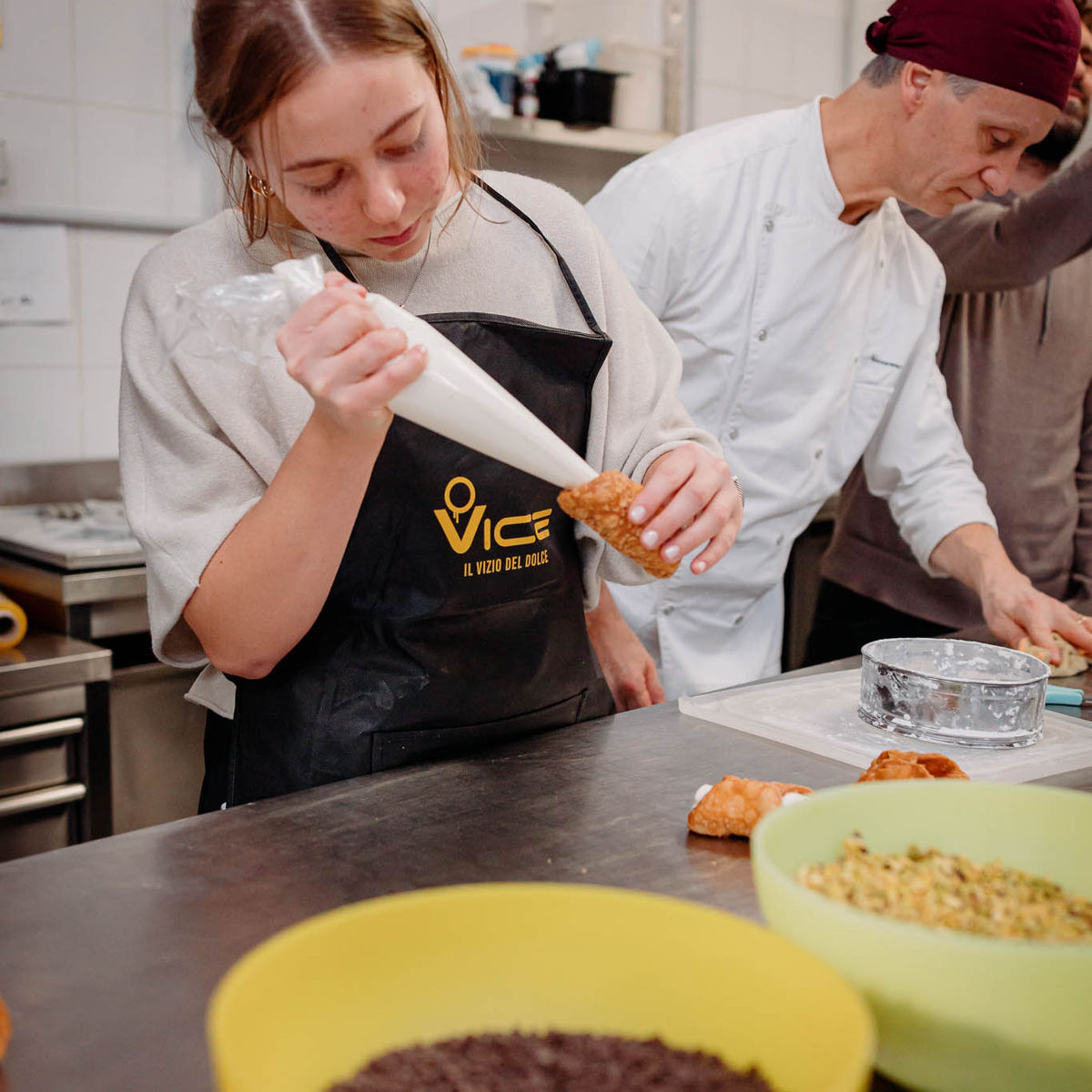 Délices de Rome : Cours de cuisine sur les glaces, le tiramisu et les cannoli
