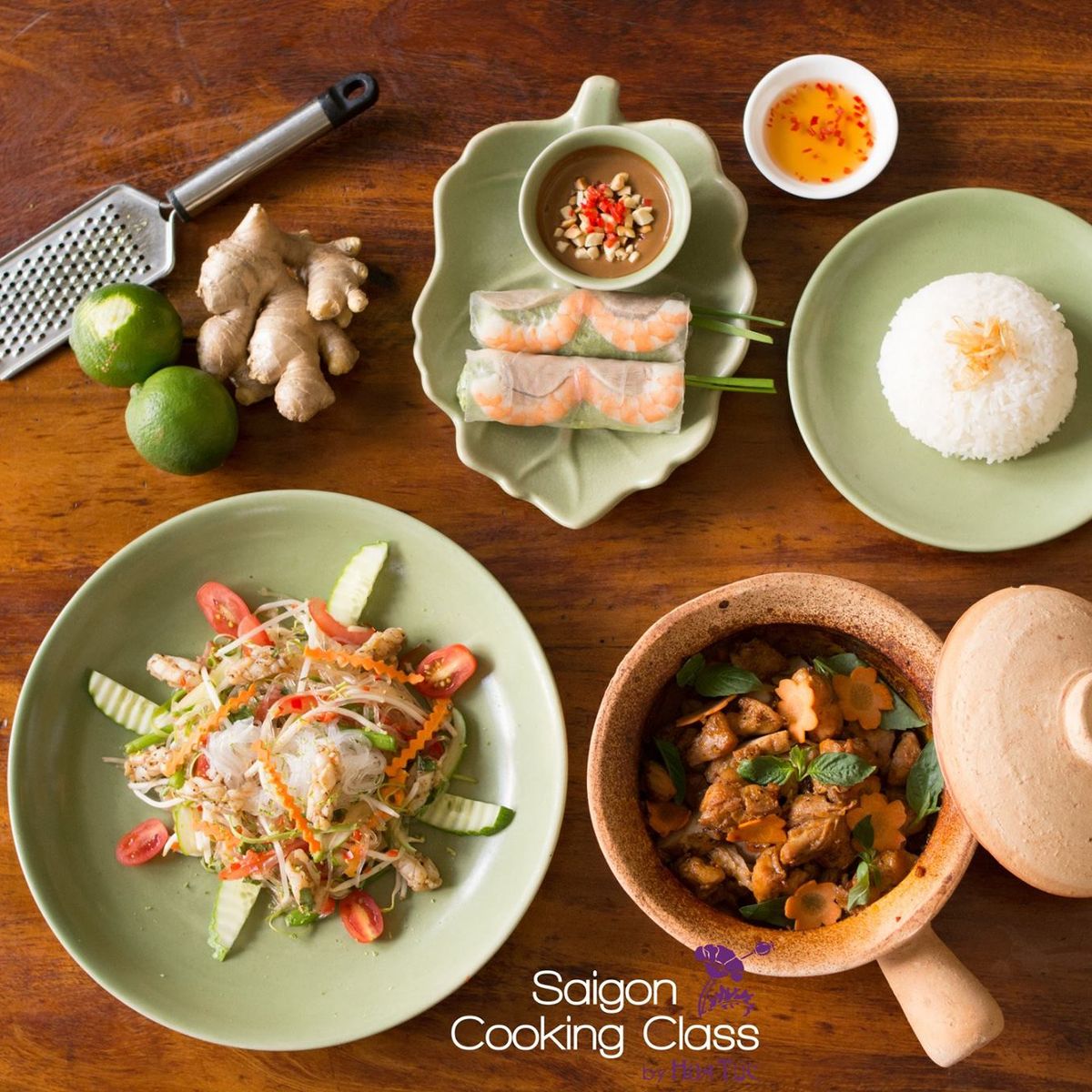 Cours de cuisine à Saigon et visite du marché local