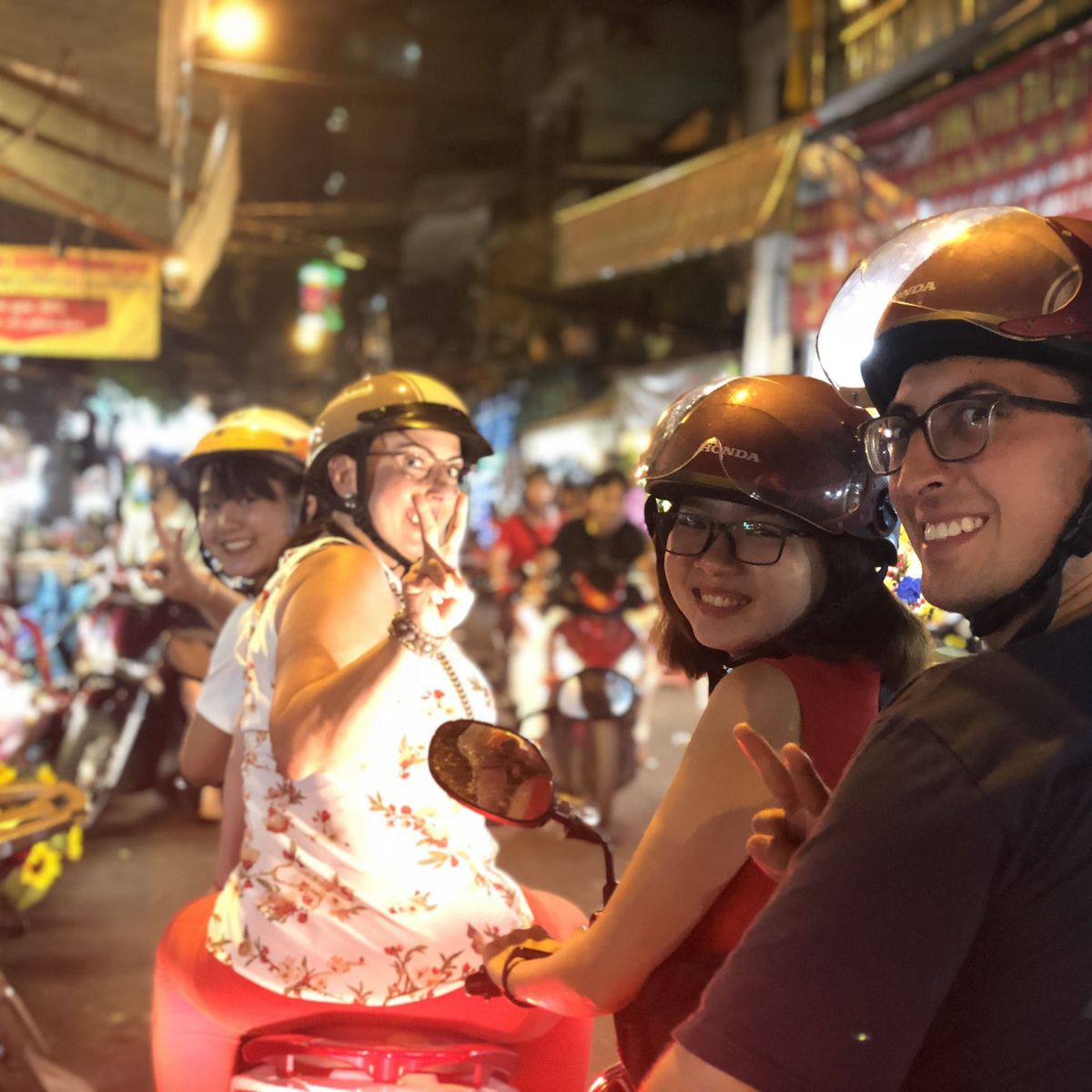 Saigon Evening Food Tour on Scooters