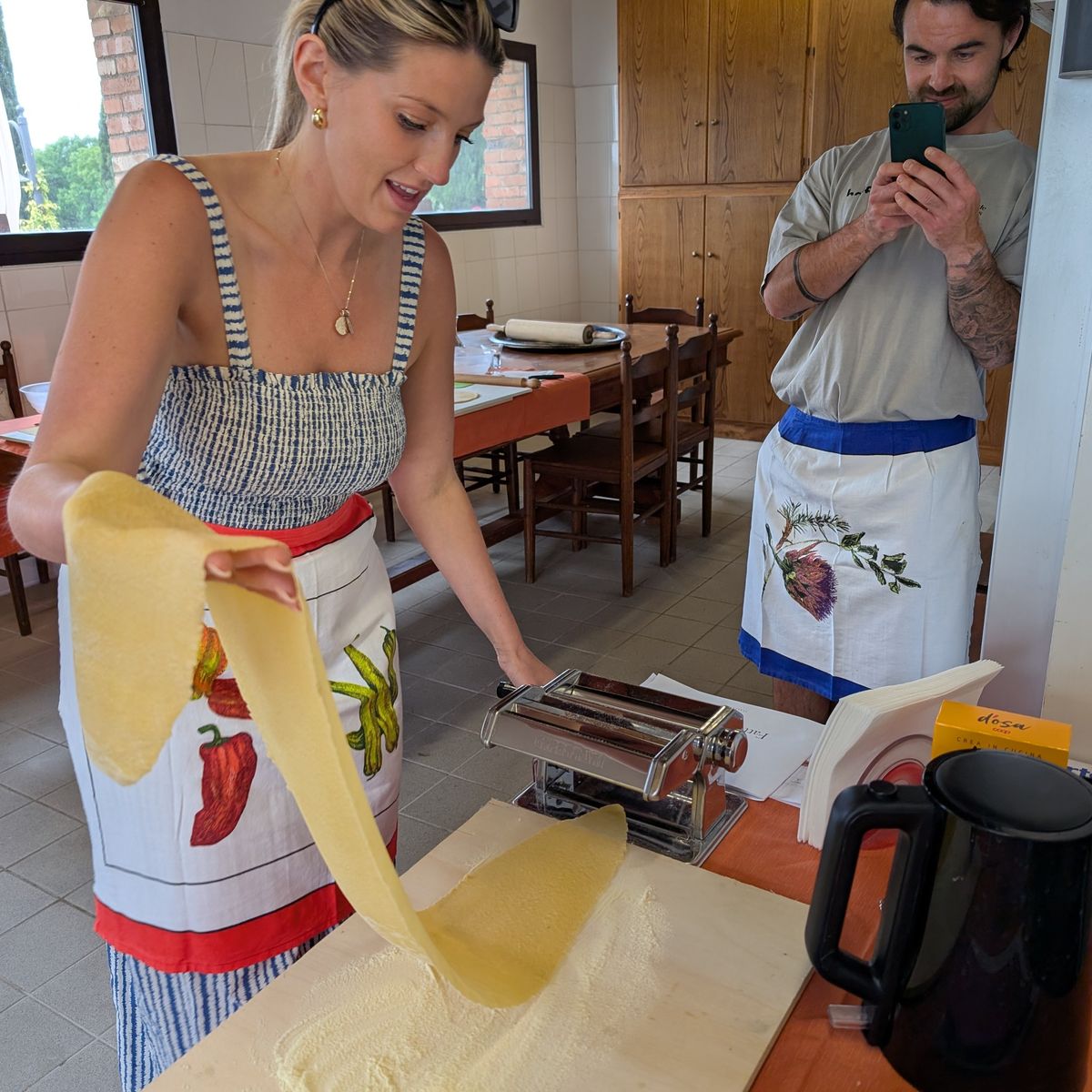 San Gimignano Tuscan Cooking Experience with Handmade Pasta, Lunch & Wine