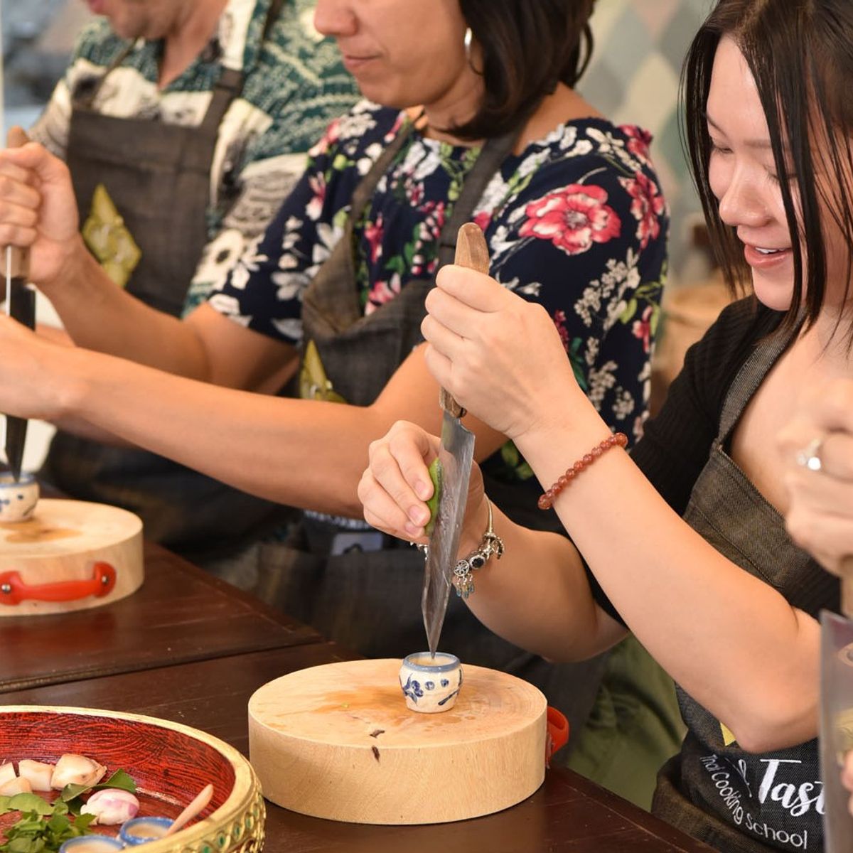 Sathon: Hands-On Thai Cooking Class & Market Tour Experience