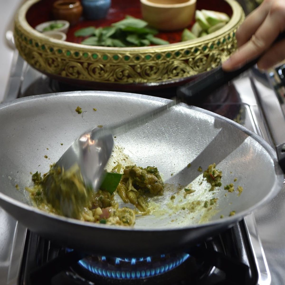 Sathon: Hands-On Thai Cooking Class & Market Tour Experience