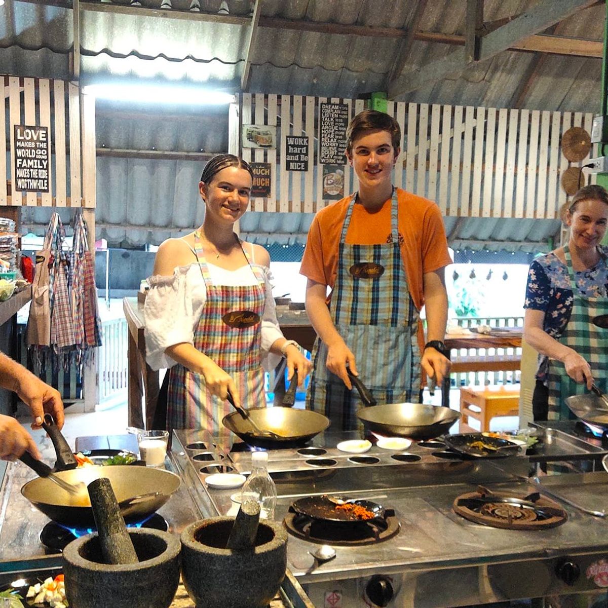 Short afternoon class at Napalai Thai Cuisine