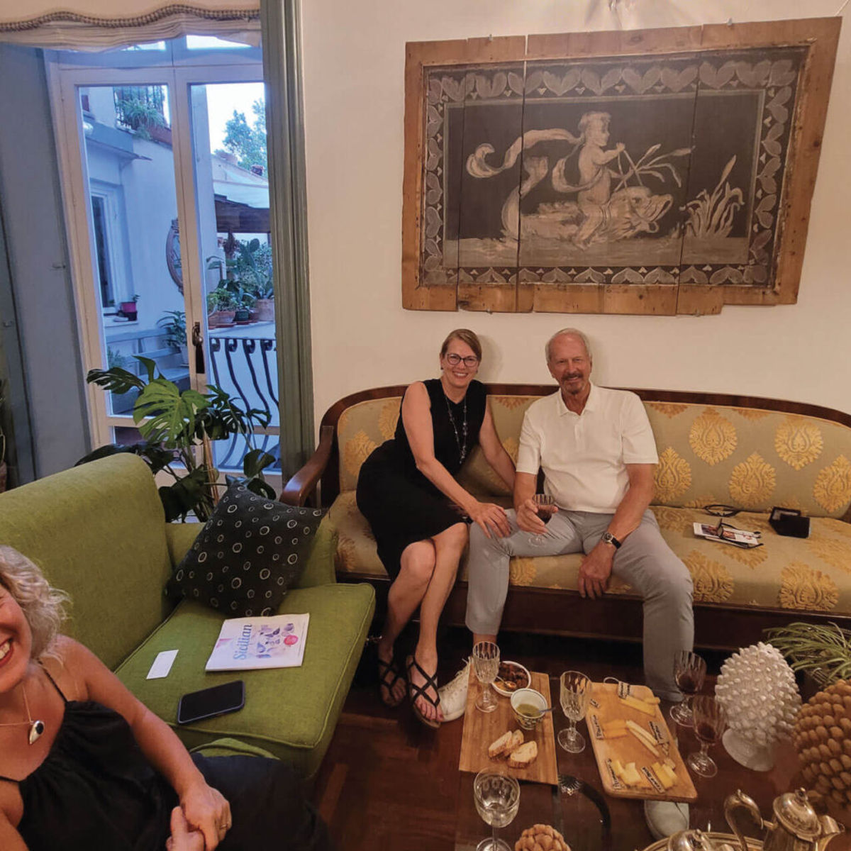 Dégustation de vins siciliens et de fromages à Palerme