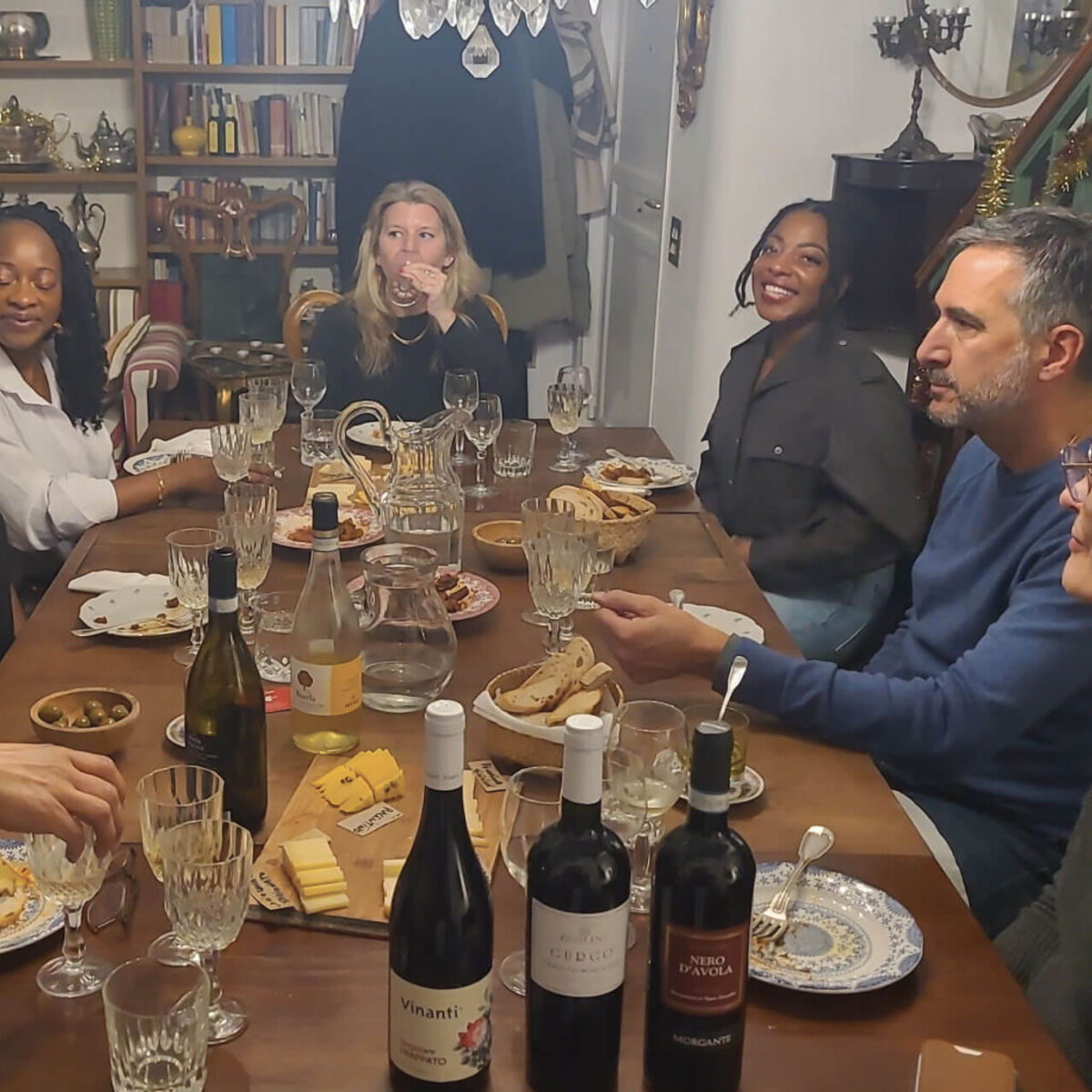 Dégustation de vins siciliens et de fromages à Palerme