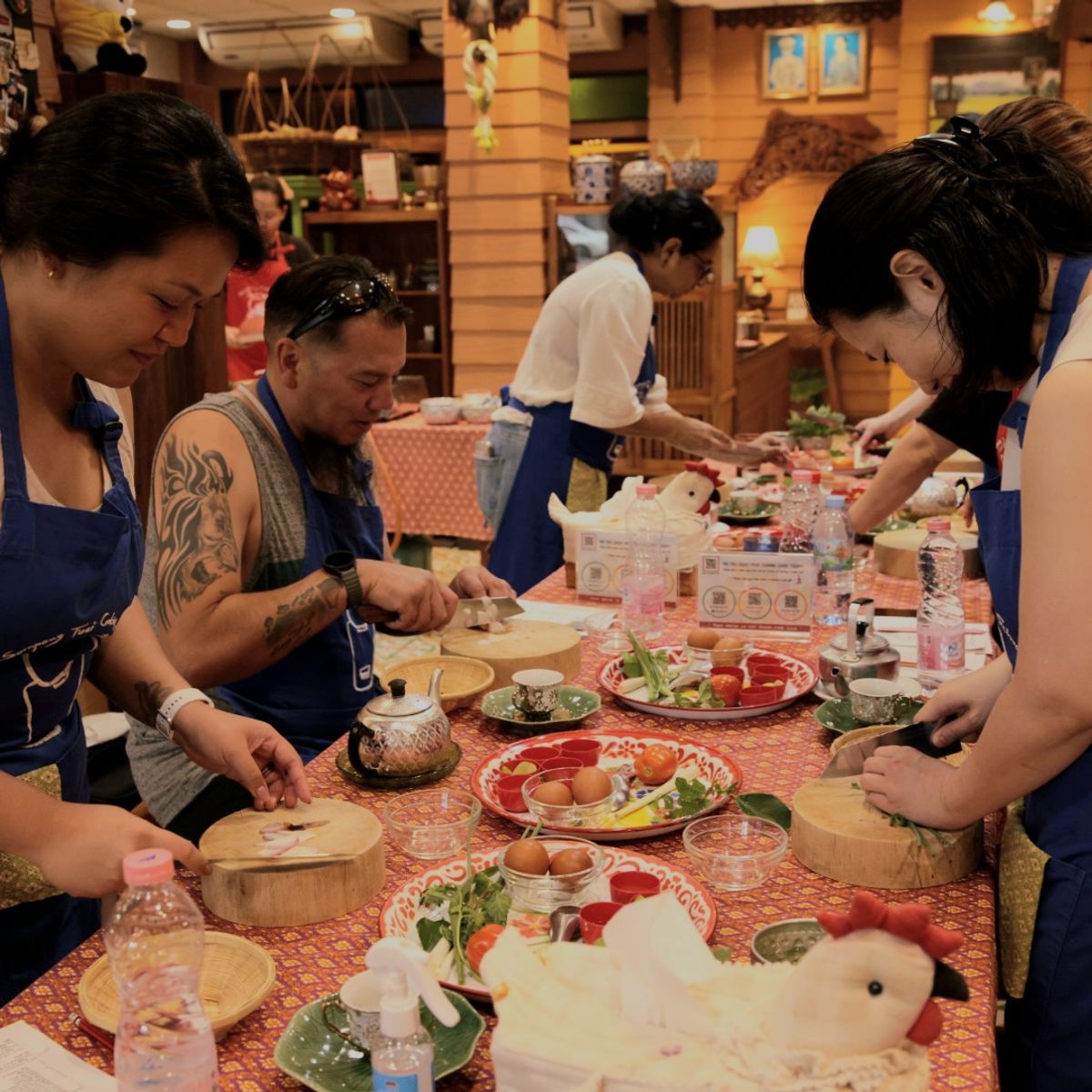 Cours de cuisine thaïlandaise Sompong à Silom