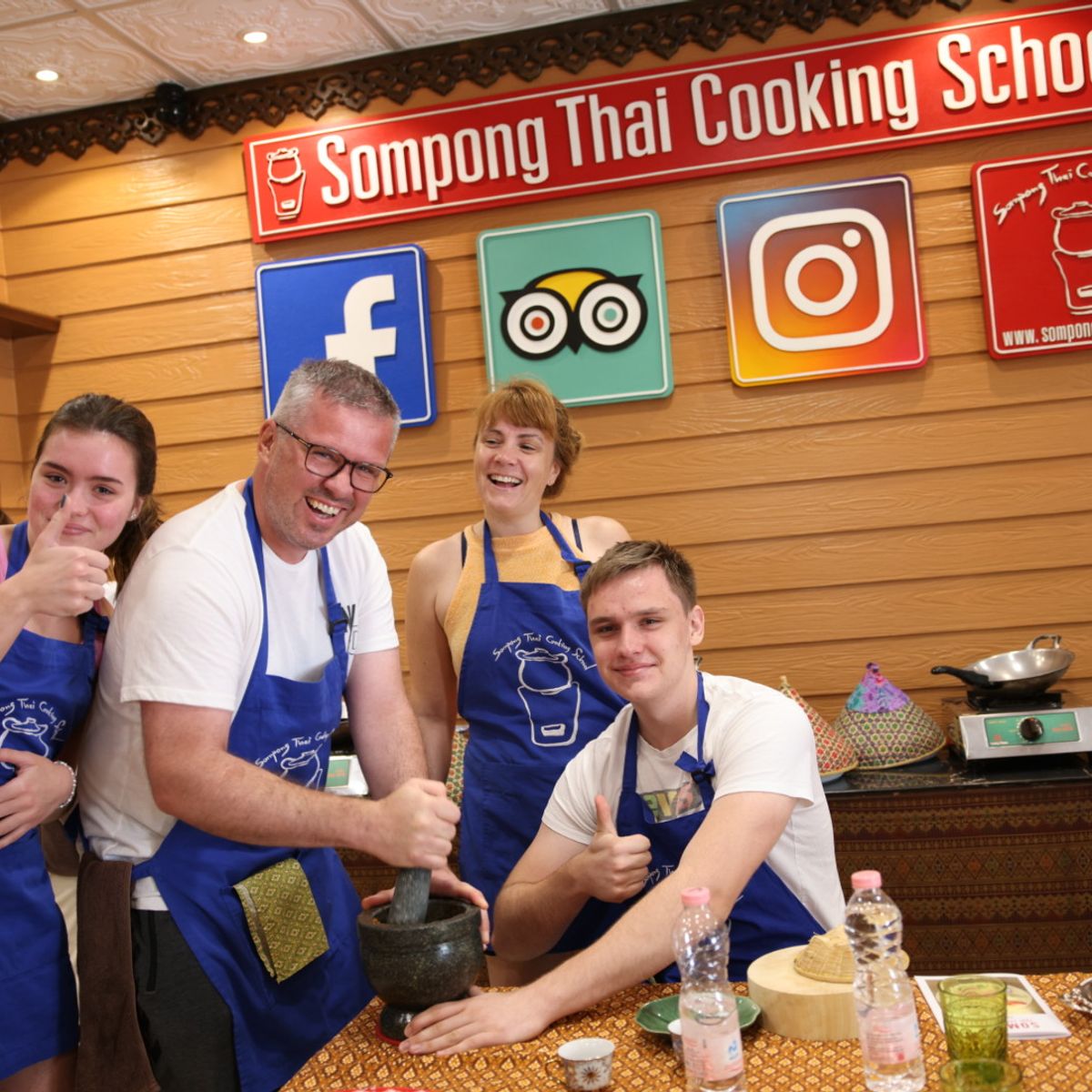 Cours de cuisine thaïlandaise Sompong à Silom