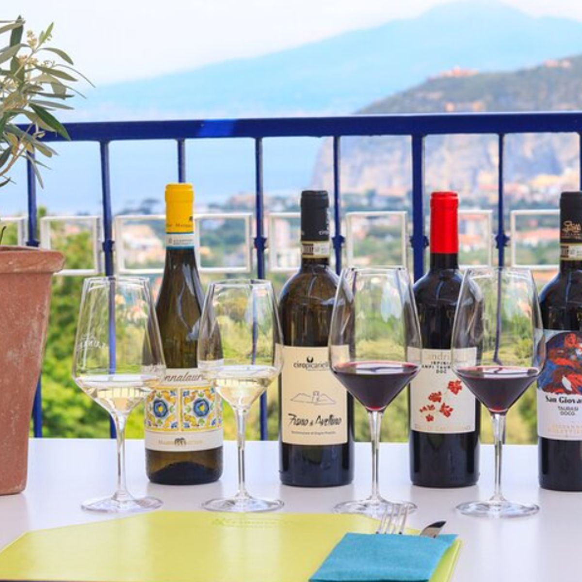 Sorrento Coast Wine Tasting with Five Wines & Local Delicacies