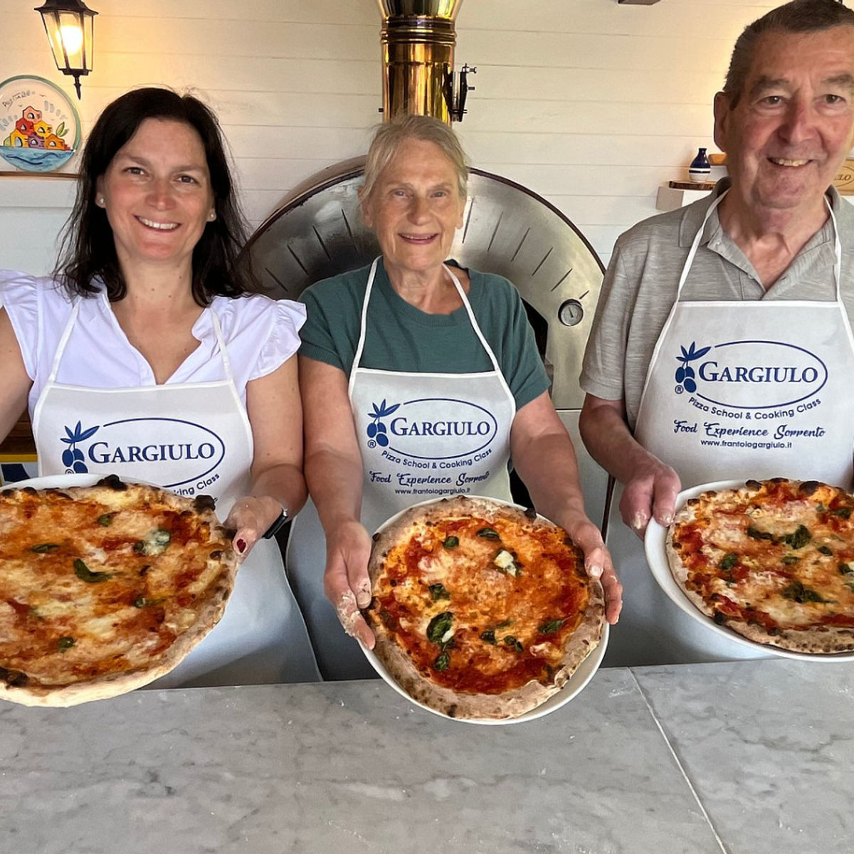Sorrento Pizza Making Experience with Vesuvius Views